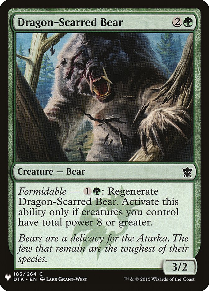 Dragon-Scarred Bear [Mystery Booster] | Game Haven TX