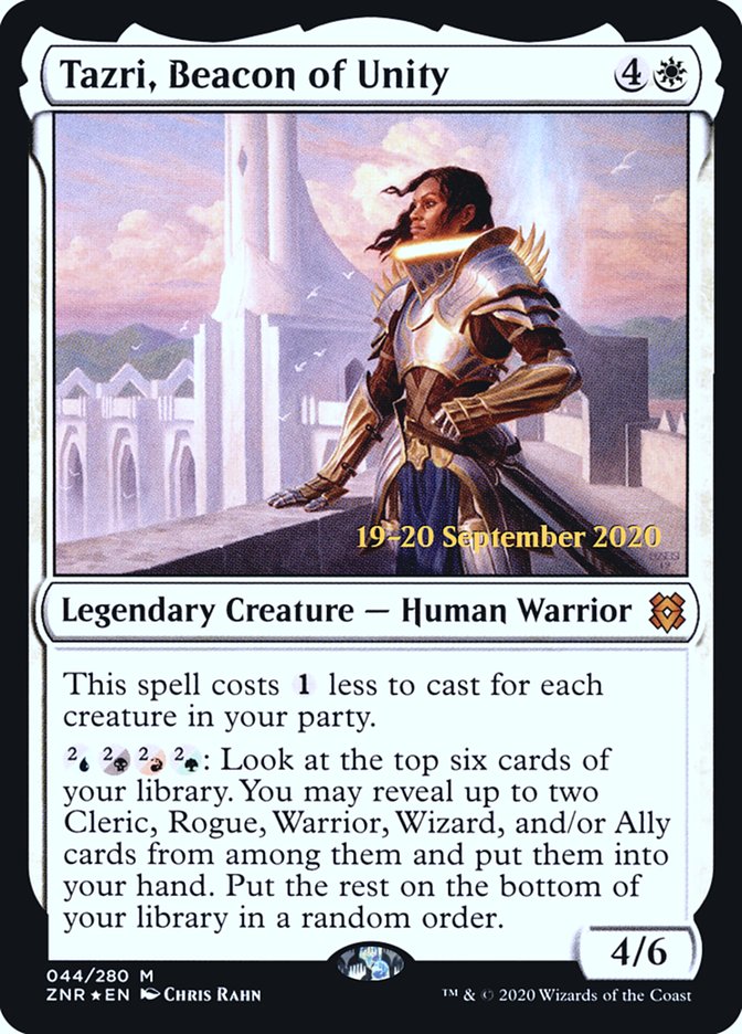 Tazri, Beacon of Unity [Zendikar Rising Promos] | Game Haven TX