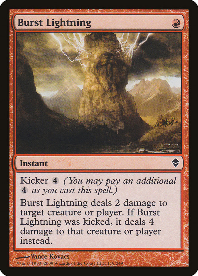 Burst Lightning [Zendikar] | Game Haven TX