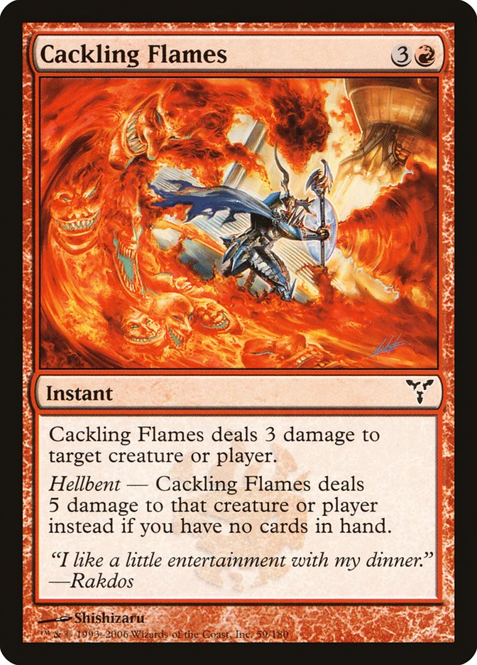 Cackling Flames [Dissension] | Game Haven TX