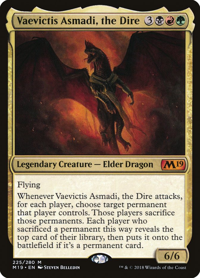 Vaevictis Asmadi, the Dire [Core Set 2019] | Game Haven TX