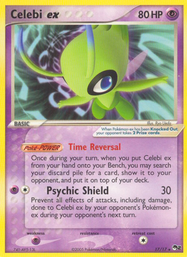Celebi ex (17/17) [POP Series 2] | Game Haven TX