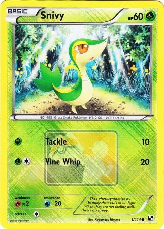 Snivy (1/114) (League Promo) [Black & White: Base Set] | Game Haven TX