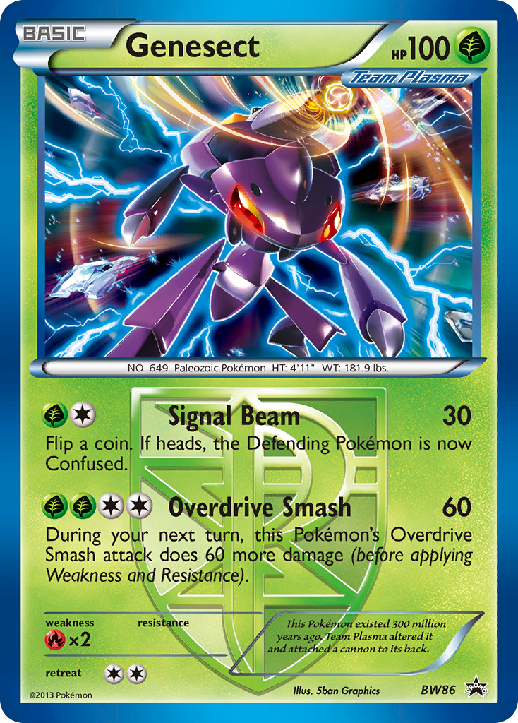 Genesect (BW86) (Team Plasma) [Black & White: Black Star Promos] | Game Haven TX
