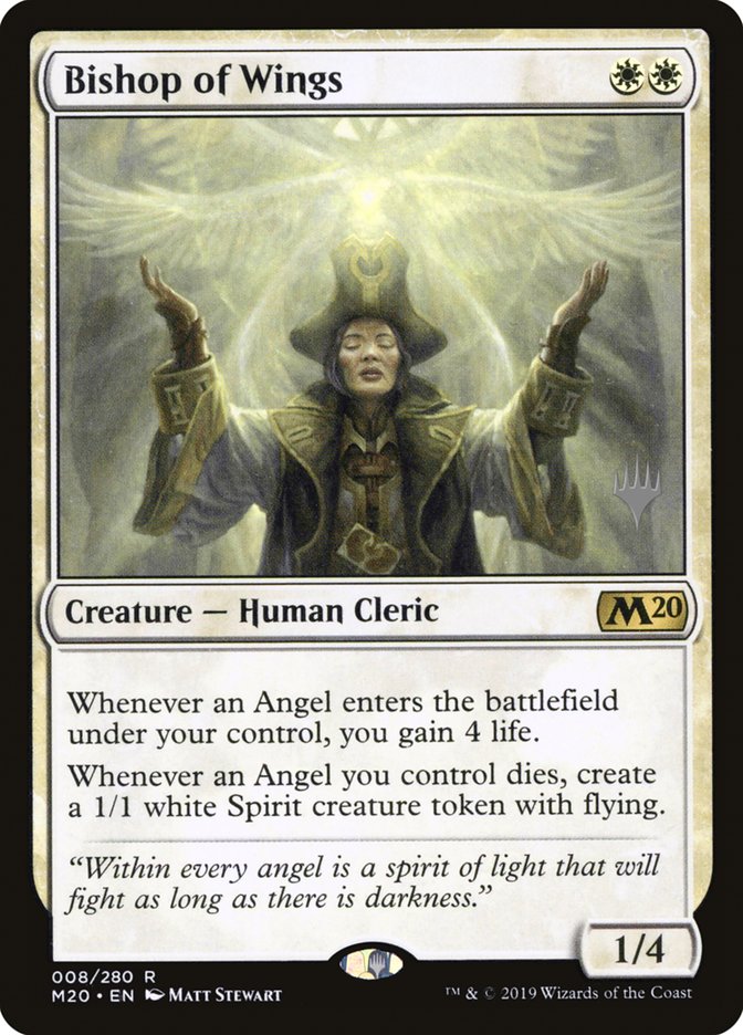 Bishop of Wings [Core Set 2020 Promos] | Game Haven TX