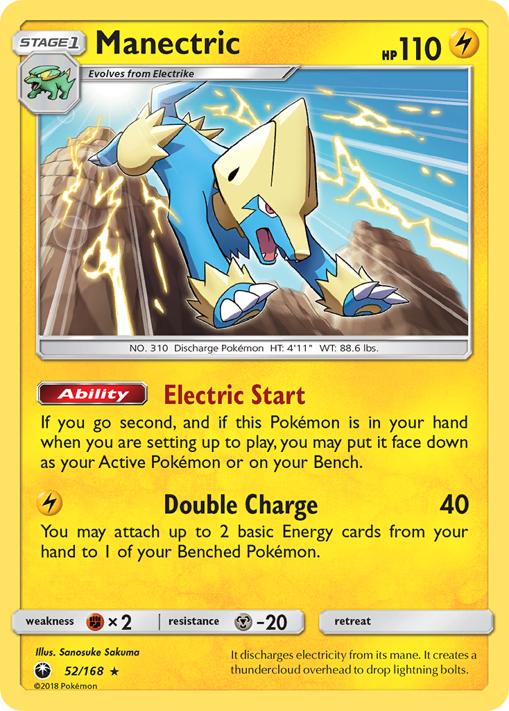 Manectric (52/168) [Sun & Moon: Celestial Storm] | Game Haven TX