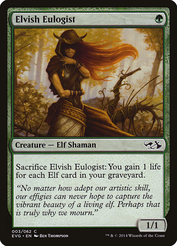 Elvish Eulogist [Duel Decks Anthology: Elves vs. Goblins] | Game Haven TX