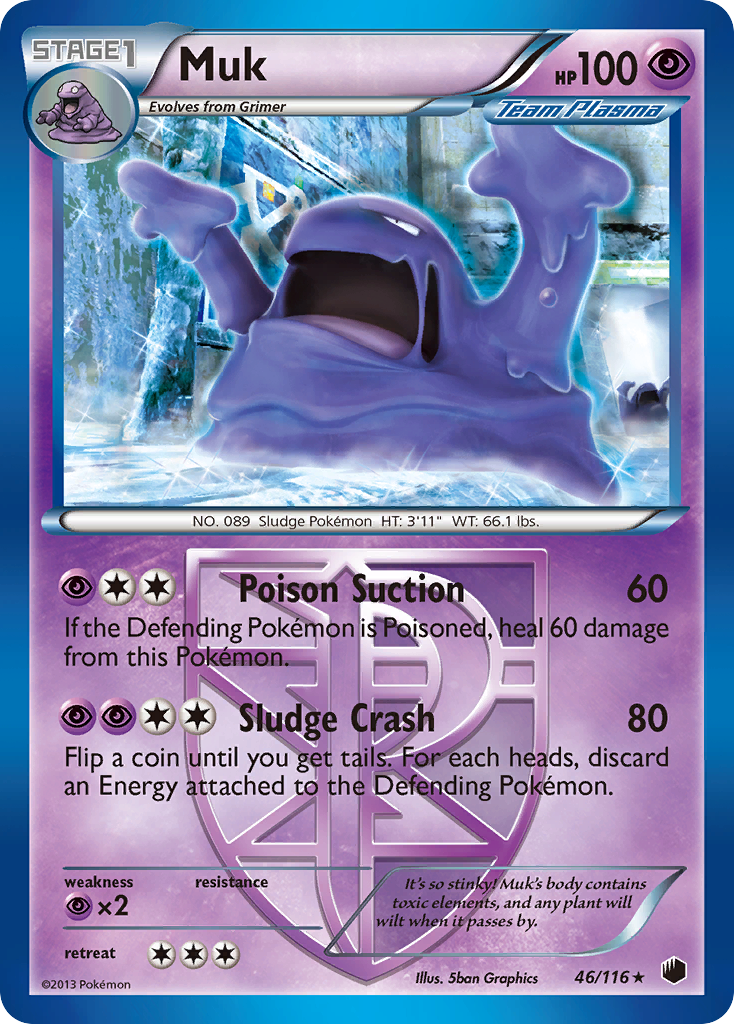 Muk (46/116) [Black & White: Plasma Freeze] | Game Haven TX