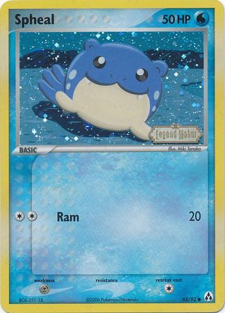Spheal (65/92) (Stamped) [EX: Legend Maker] | Game Haven TX
