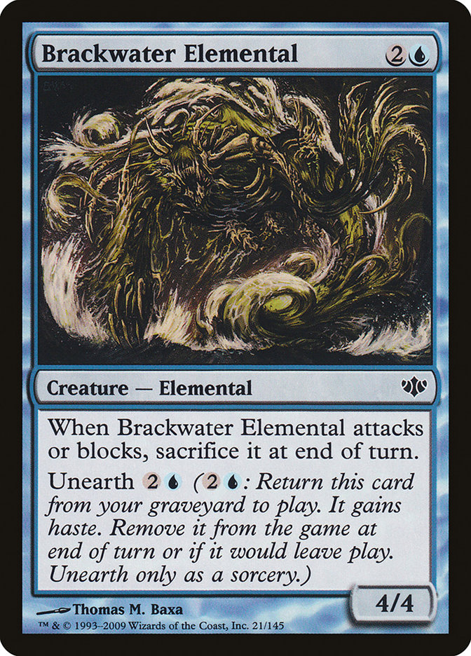 Brackwater Elemental [Conflux] | Game Haven TX