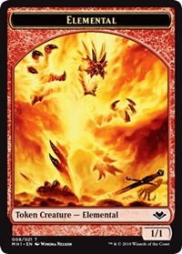 Elemental (008) // Spider (014) Double-sided Token [Modern Horizons Tokens] | Game Haven TX