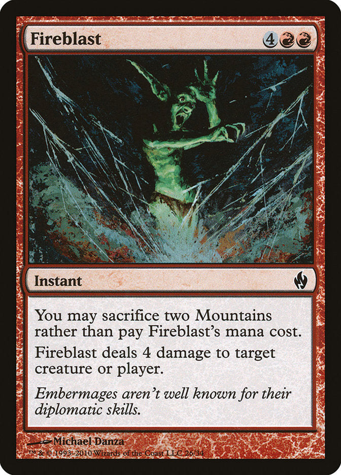 Fireblast [Premium Deck Series: Fire and Lightning] | Game Haven TX