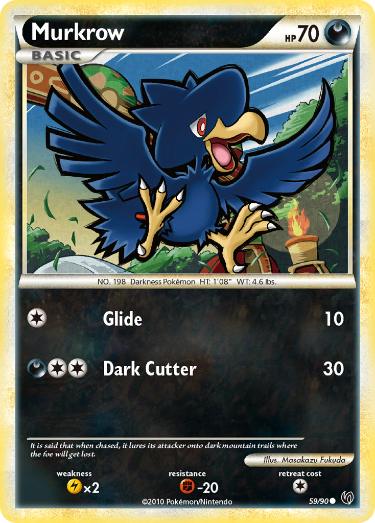 Murkrow (59/90) [HeartGold & SoulSilver: Undaunted] | Game Haven TX