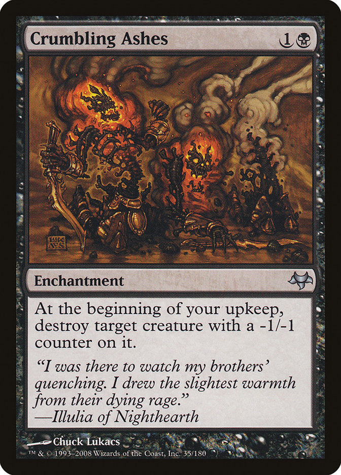 Crumbling Ashes [Eventide] | Game Haven TX