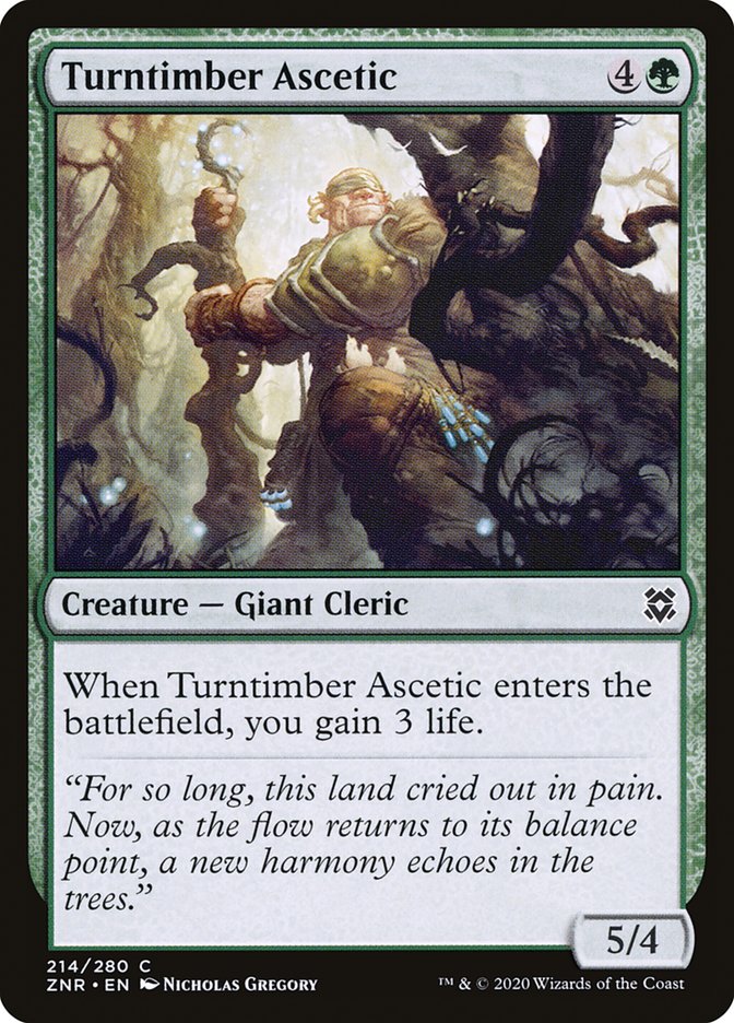Turntimber Ascetic [Zendikar Rising] | Game Haven TX