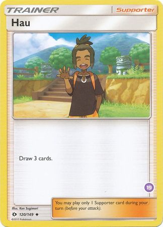 Hau (120/149) (Deck Exclusive #19) [Sun & Moon: Trainer Kit - Alolan Sandslash] | Game Haven TX