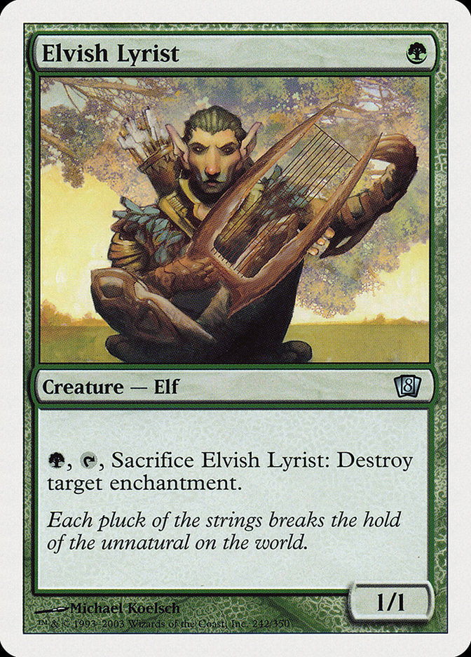 Elvish Lyrist [Eighth Edition] | Game Haven TX