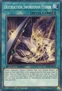 Destruction Swordsman Fusion [SBCB-EN015] Common | Game Haven TX