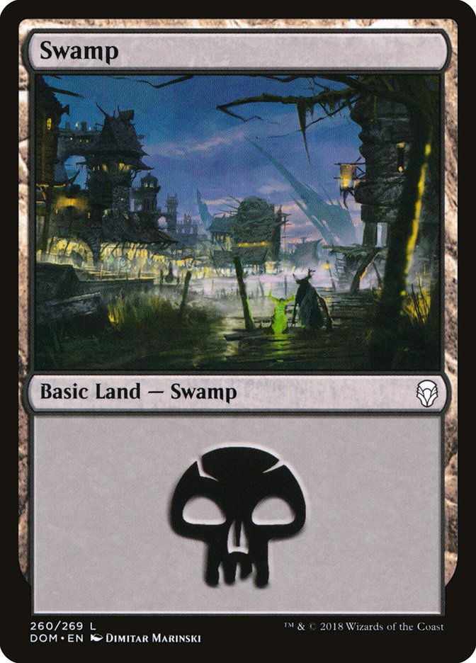 Swamp (260) [Dominaria] | Game Haven TX