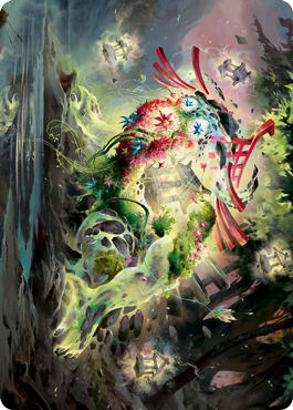 Go-Shintai of Life's Origin Art Card [Kamigawa: Neon Dynasty Art Series] | Game Haven TX