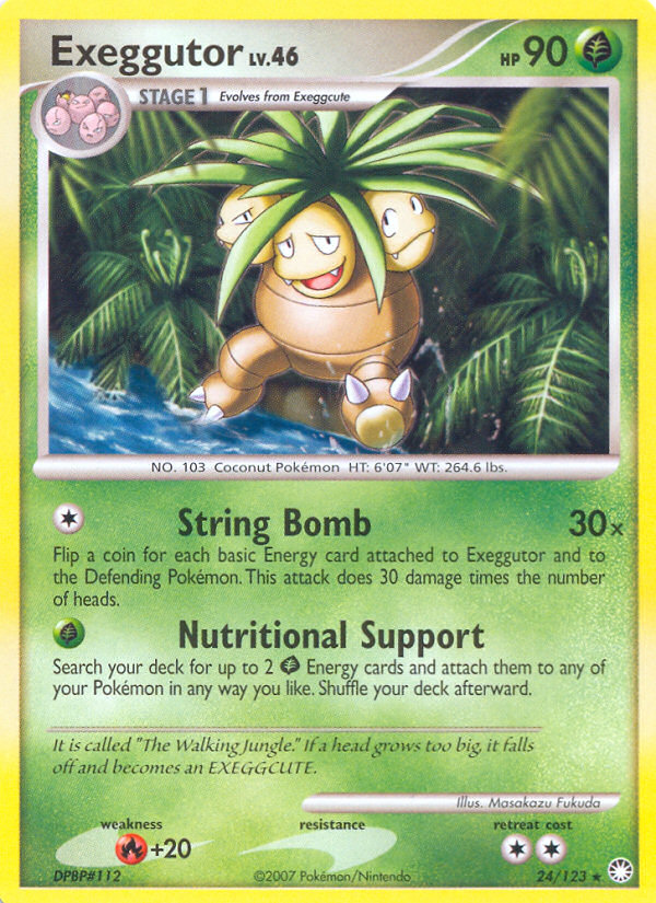 Exeggutor (24/123) [Diamond & Pearl: Mysterious Treasures] | Game Haven TX