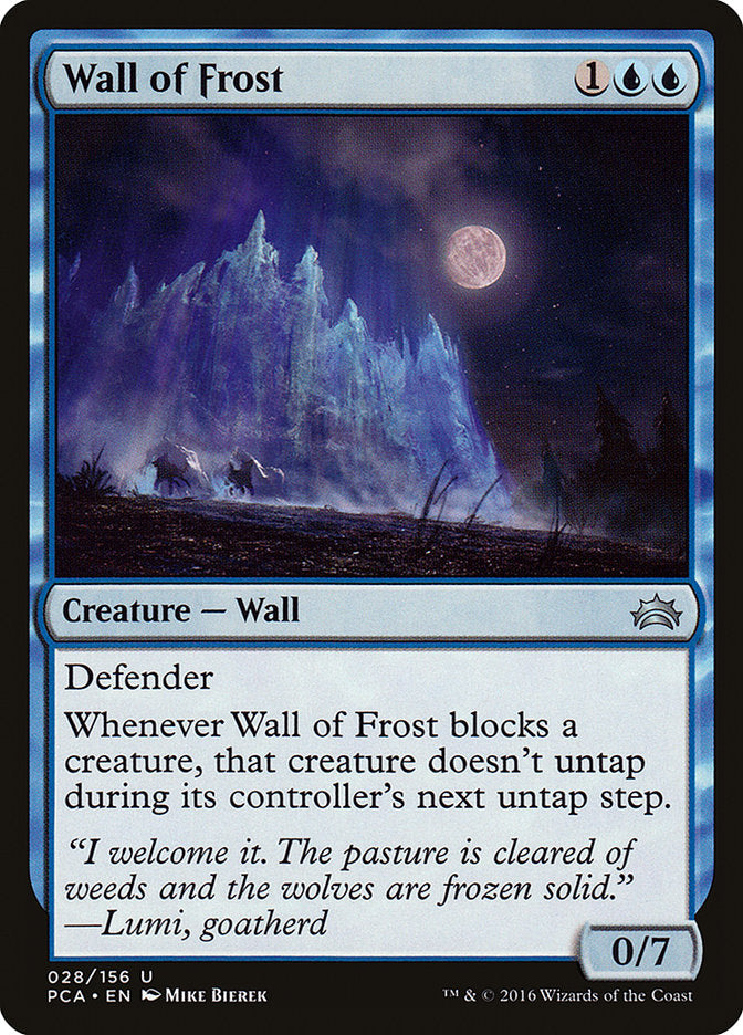 Wall of Frost [Planechase Anthology] | Game Haven TX