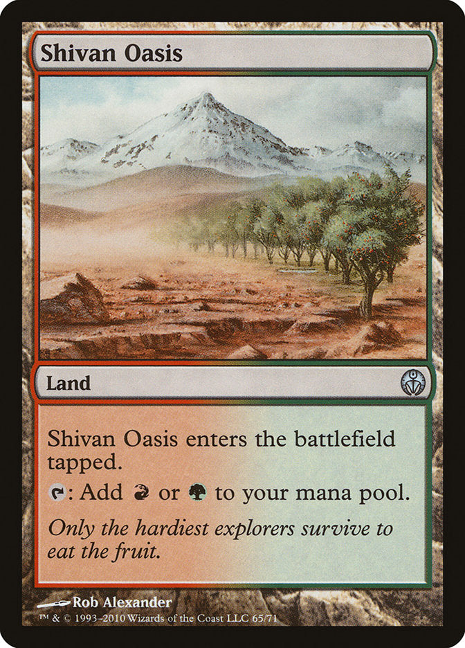Shivan Oasis [Duel Decks: Phyrexia vs. the Coalition] | Game Haven TX