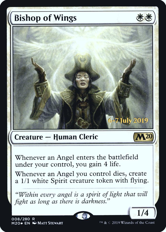 Bishop of Wings [Core Set 2020 Promos] | Game Haven TX