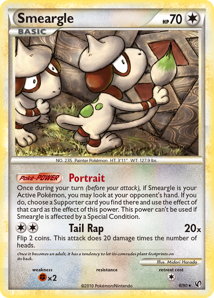 Smeargle (8/90) [HeartGold & SoulSilver: Undaunted] | Game Haven TX
