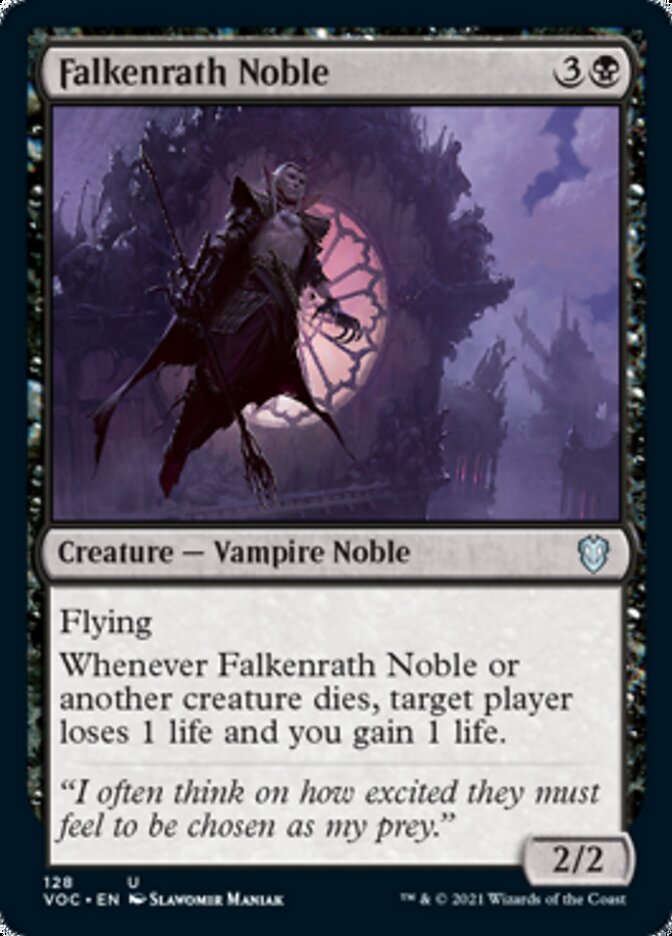 Falkenrath Noble [Innistrad: Crimson Vow Commander] | Game Haven TX
