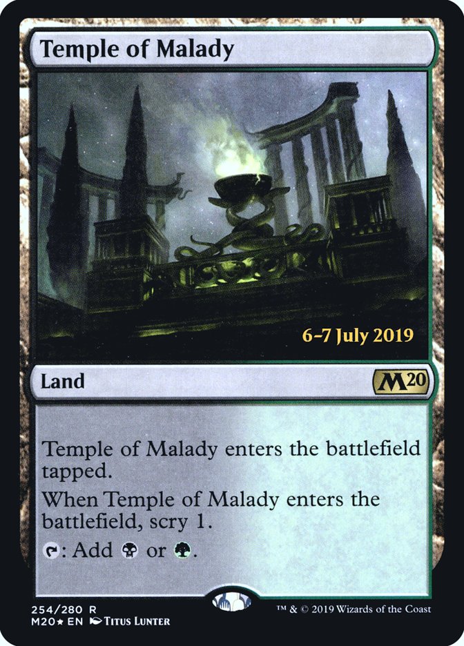 Temple of Malady [Core Set 2020 Promos] | Game Haven TX