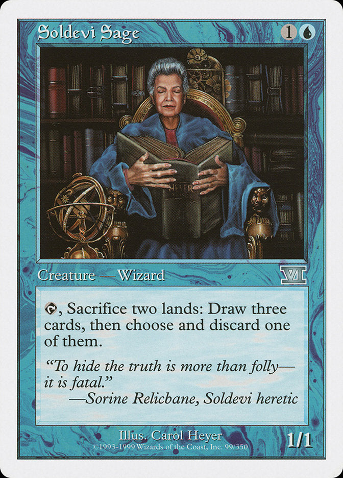 Soldevi Sage [Classic Sixth Edition] | Game Haven TX
