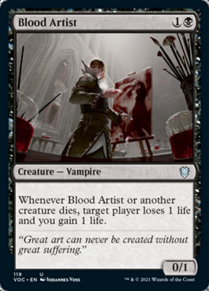 Blood Artist [Innistrad: Crimson Vow Commander] | Game Haven TX