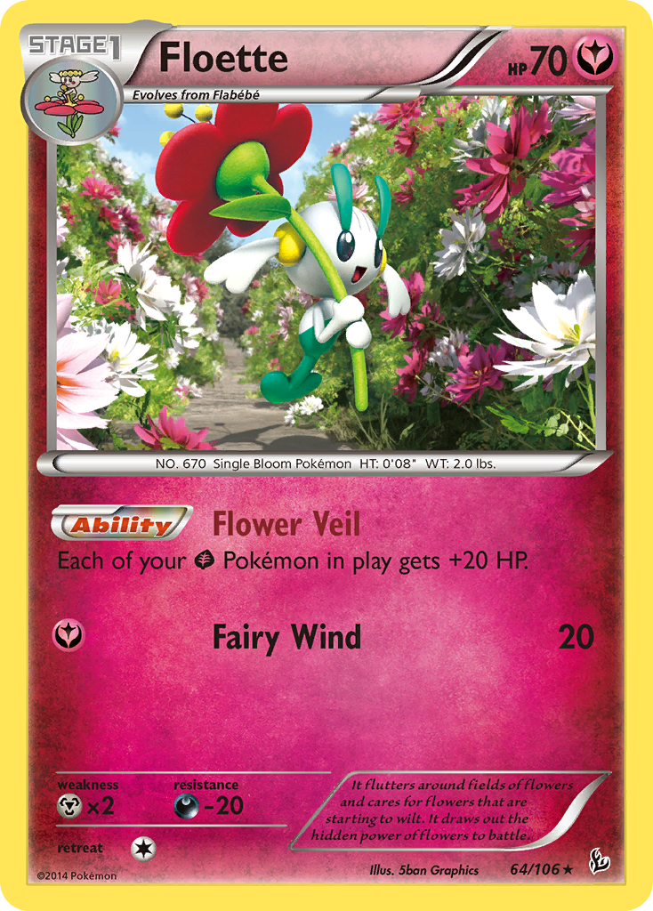 Floette (64/106) [XY: Flashfire] | Game Haven TX