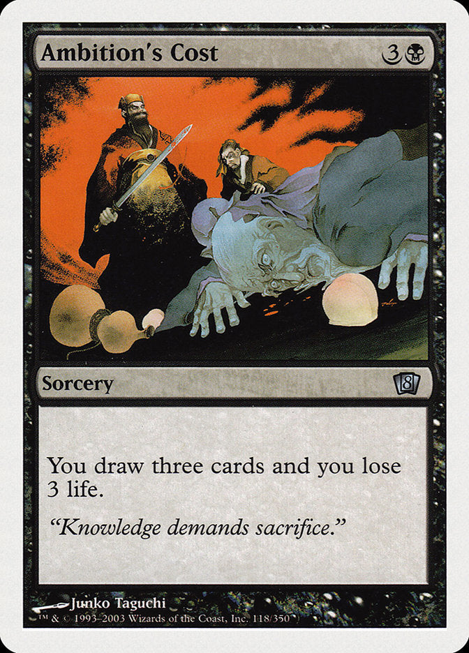 Ambition's Cost [Eighth Edition] | Game Haven TX