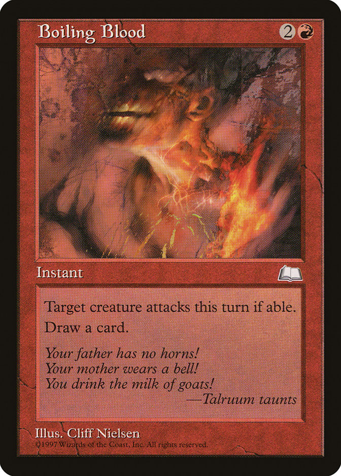 Boiling Blood [Weatherlight] | Game Haven TX