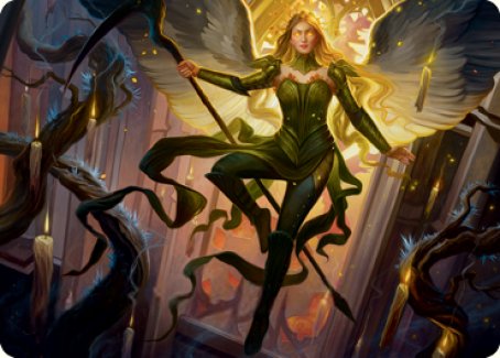 Sigarda, Champion of Light Art Card [Innistrad: Midnight Hunt Art Series] | Game Haven TX