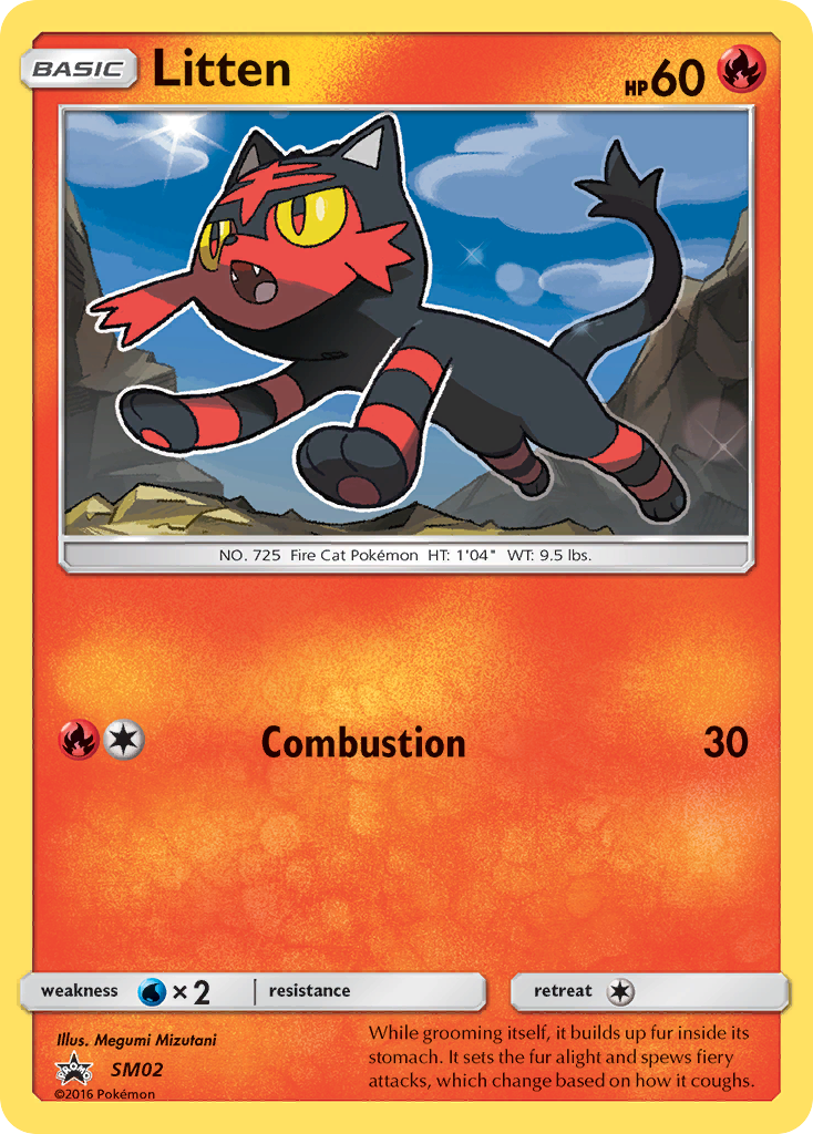 Litten (SM02) [Sun & Moon: Black Star Promos] | Game Haven TX