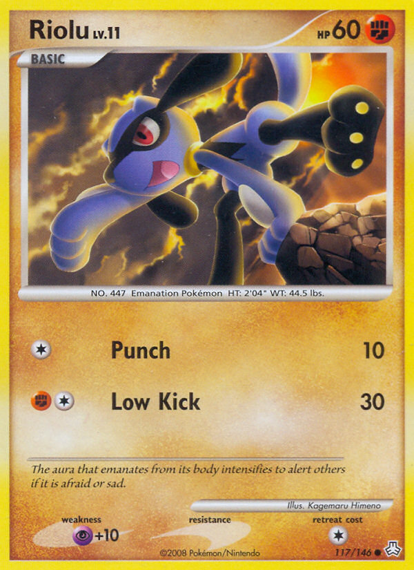 Riolu (117/146) [Diamond & Pearl: Legends Awakened] | Game Haven TX