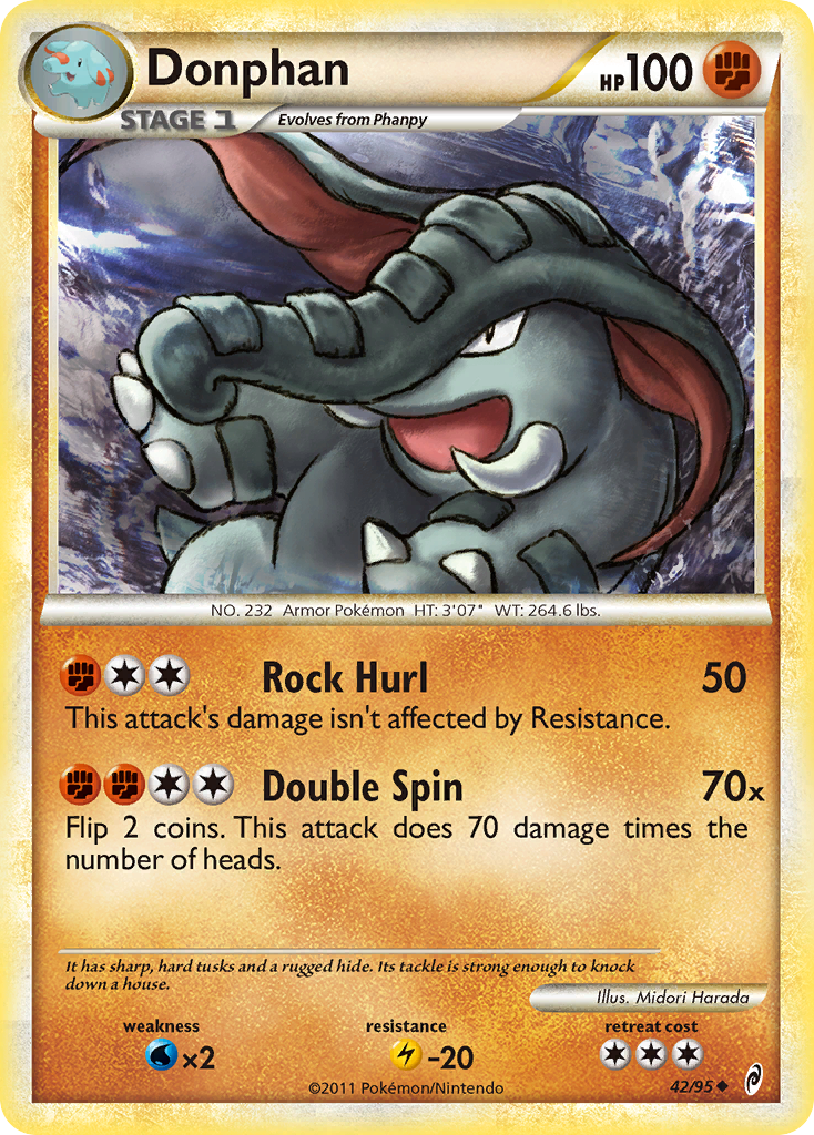 Donphan (42/95) [HeartGold & SoulSilver: Call of Legends] | Game Haven TX
