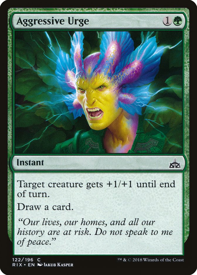 Aggressive Urge [Rivals of Ixalan] | Game Haven TX