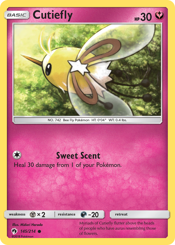 Cutiefly (145/214) [Sun & Moon: Lost Thunder] | Game Haven TX