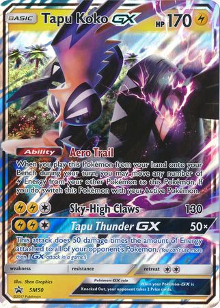 Tapu Koko GX (SM50) (Jumbo Card) [Sun & Moon: Black Star Promos] | Game Haven TX