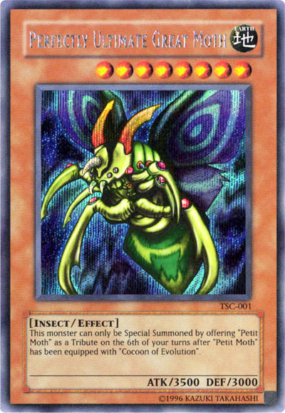 Perfectly Ultimate Great Moth (The Sacred Cards) [TSC-001] Secret Rare | Game Haven TX