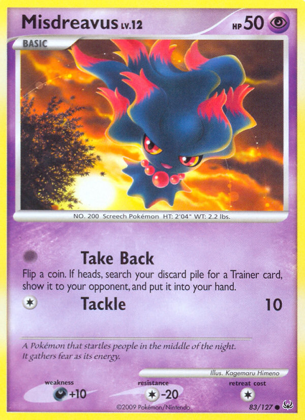 Misdreavus (83/127) [Platinum: Base Set] | Game Haven TX