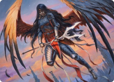 Liesa, Forgotten Archangel Art Card [Innistrad: Midnight Hunt Art Series] | Game Haven TX