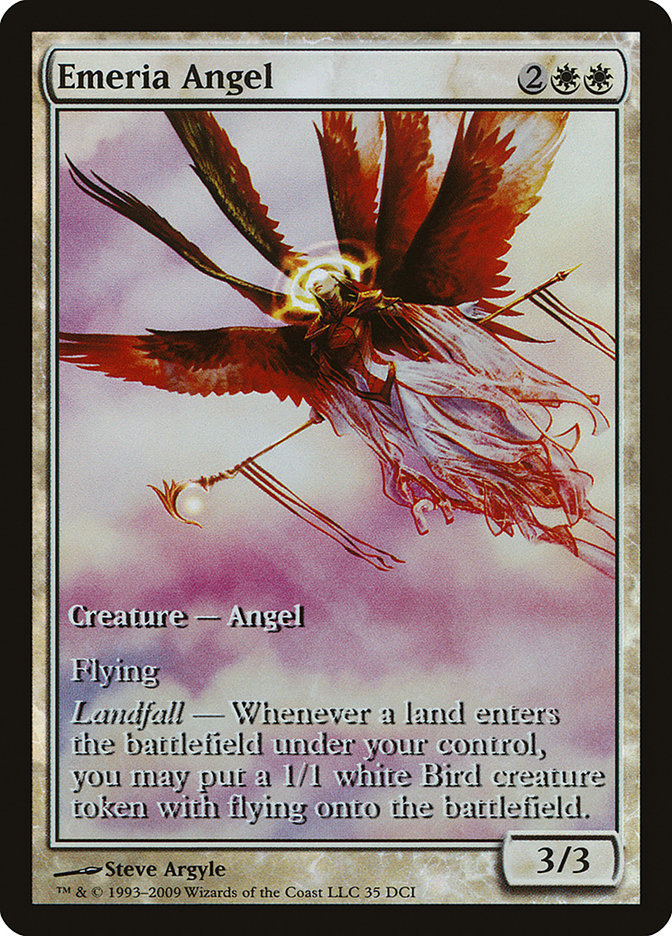Emeria Angel (Game Day) (Extended) [Zendikar Promos] | Game Haven TX