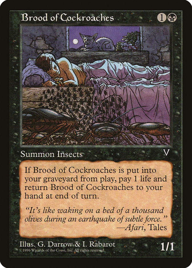 Brood of Cockroaches [Visions] | Game Haven TX