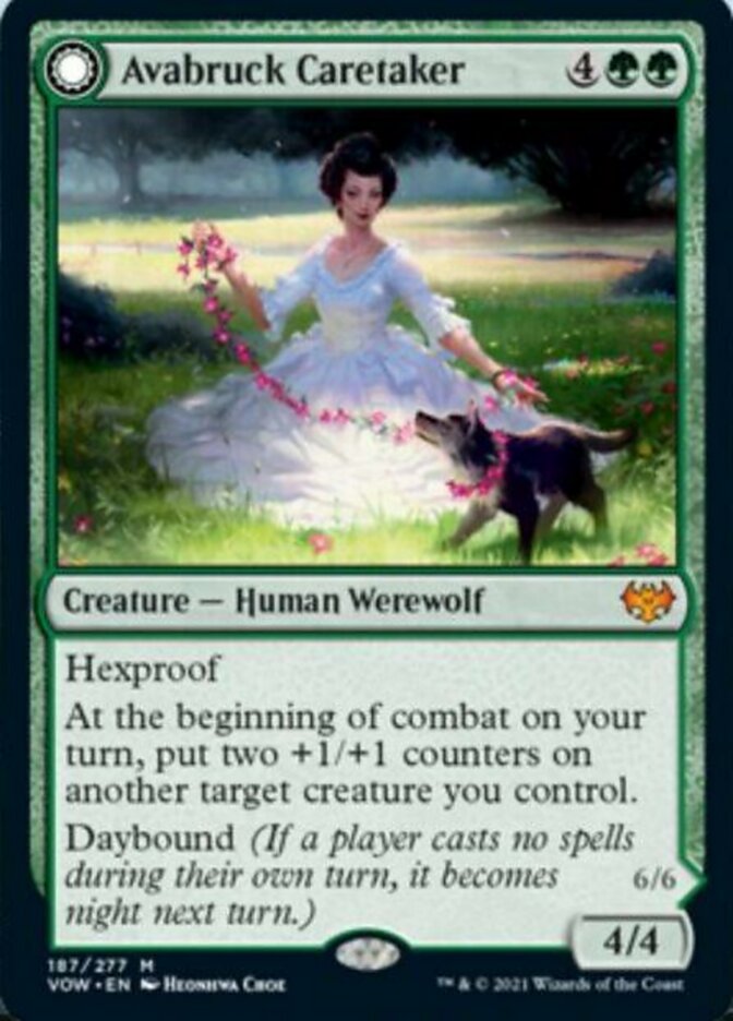Avabruck Caretaker // Hollowhenge Huntmaster [Innistrad: Crimson Vow] | Game Haven TX