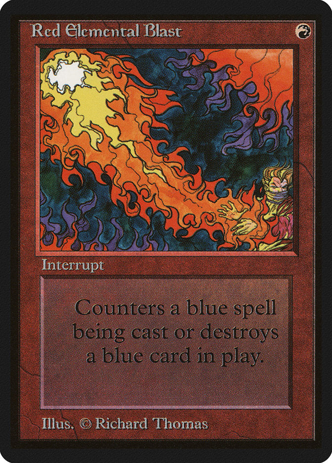 Red Elemental Blast [Limited Edition Beta] | Game Haven TX